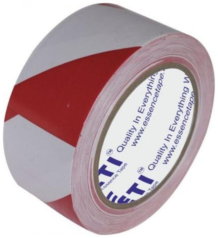 

ETI RED WHITE ZEBRA FLOOR MARKING TAPE 72MMx25m