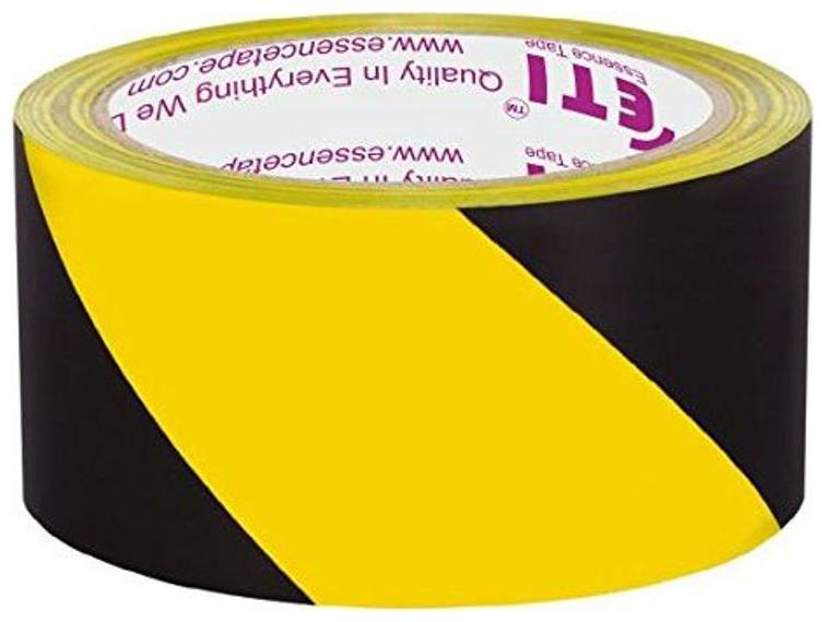 

ETI Yellow Black Zebra Floor Marking Tape 48MMx25m