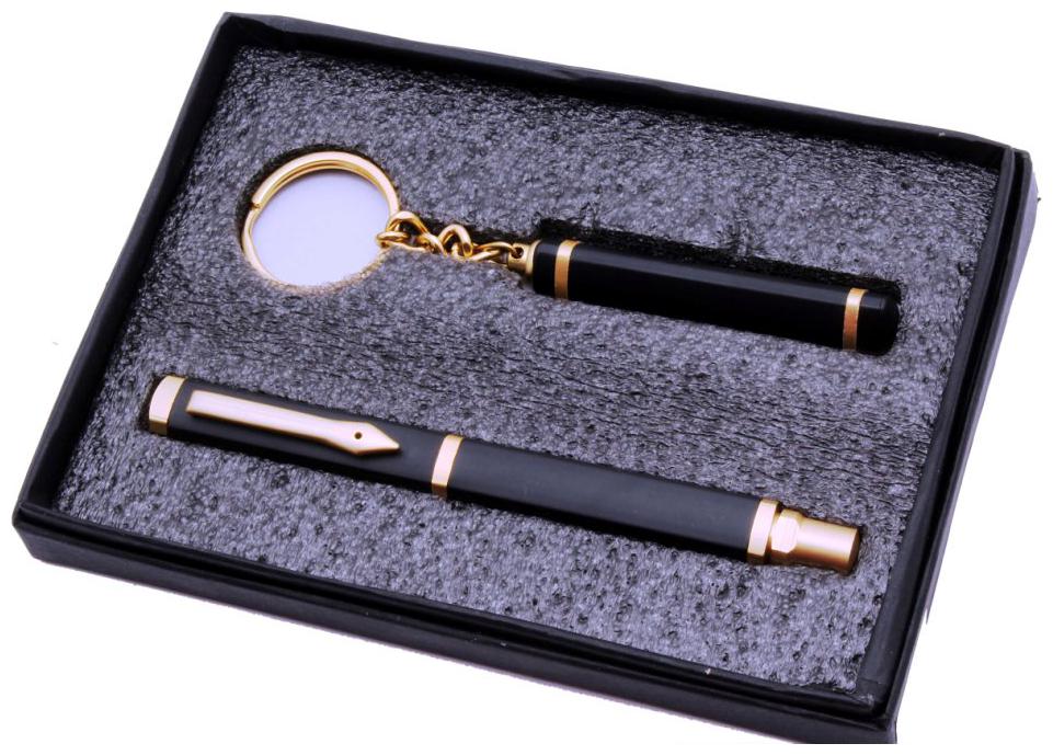 

Exclusive Matt Black Roller Ball Pen Metal Body With Unique Nib Design Clip Special Gift Set