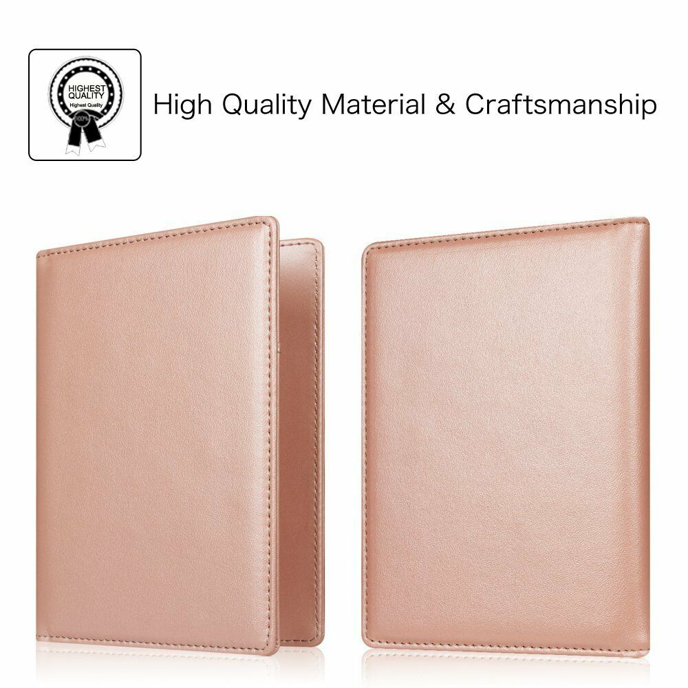

Fintie NEW Leather RFID Blocking Passport Holder Card Case Cover Travel Wallet