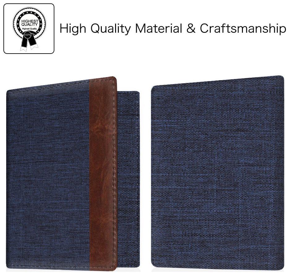 

Fintie Slim Travel Wallet Passport Holder RFID Blocking Cards Case Cover Slot