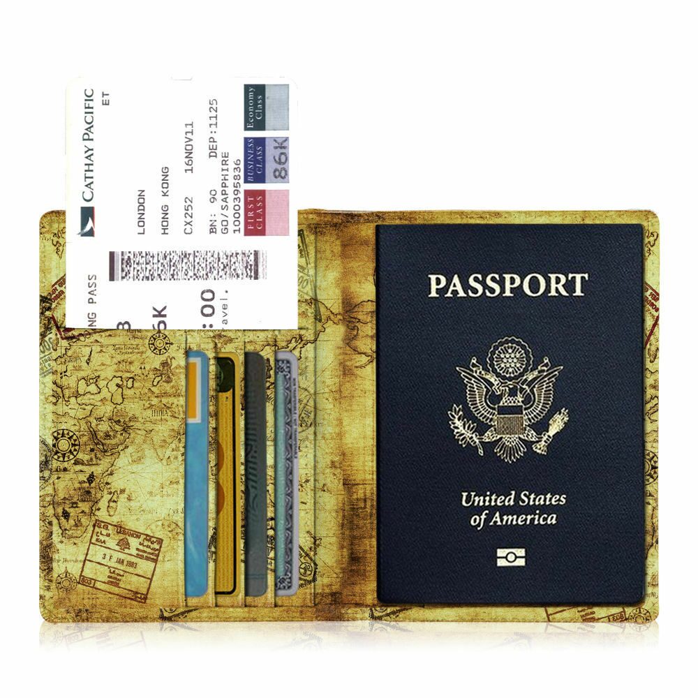 

Fintie Slim Travel Wallet Passport Holder RFID Blocking Cards Case Cover Slot