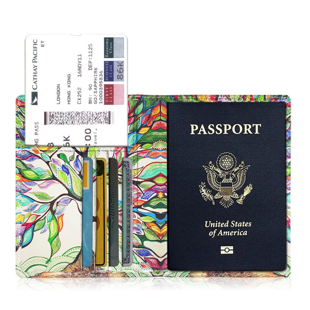 

Fintie Slim Travel Wallet Passport Holder RFID Blocking Cards Case Cover Slot