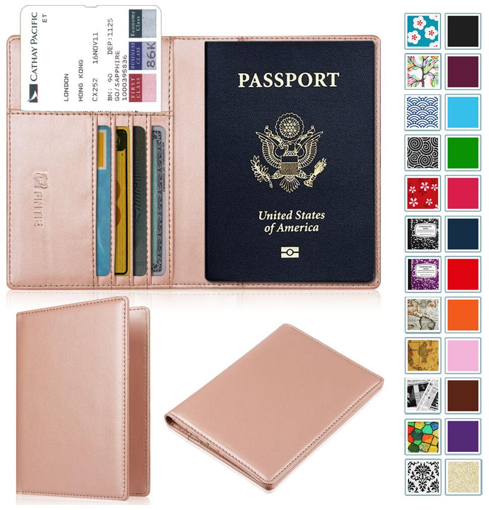 

Fintie Slim Travel Wallet Passport Holder RFID Blocking Cards Case Cover Slot