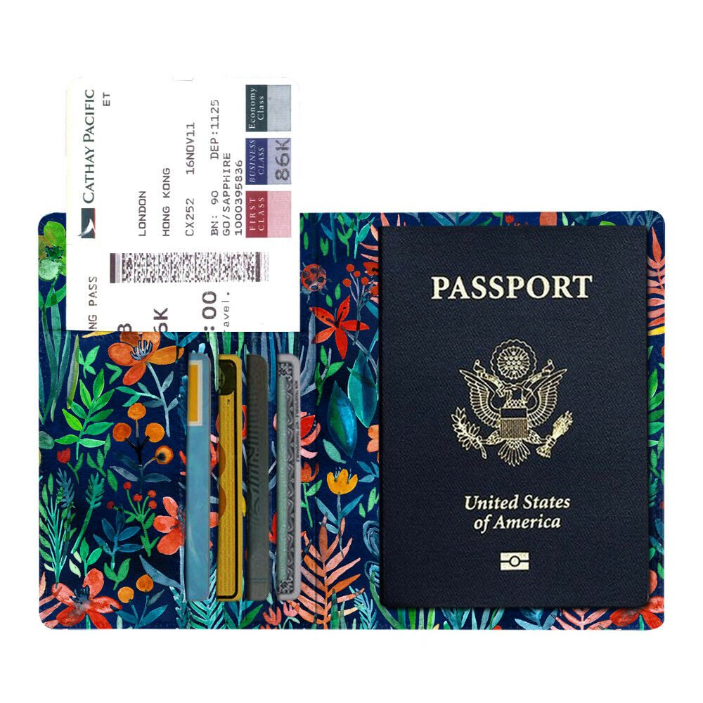 

Fintie Slim Travel Wallet Passport Holder RFID Blocking Cards Case Cover Slot