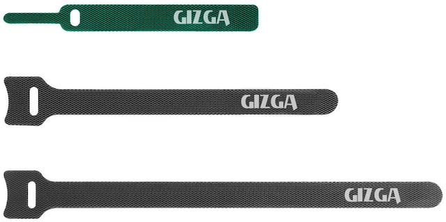 Gizga Essentials Reusable Cable Ties Strap with Double Sided Hook & Loop Wire Organizer
