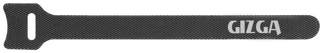 

Gizga Essentials Reusable Cable Ties Strap with Double Sided Hook Loop Wire Organizer (Pack of 30)