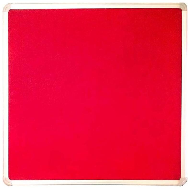 

Glowhite Red Pin Up Notice Board 61 x 61 cm
