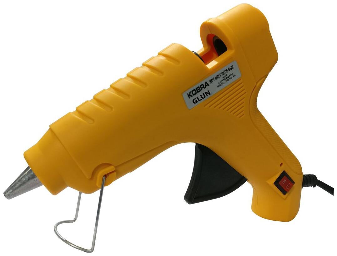 GLUN KOBRA 40W 40WATT HOT MELT GLUE GUN WITH ON OFF SWITCH AND INDICATOR