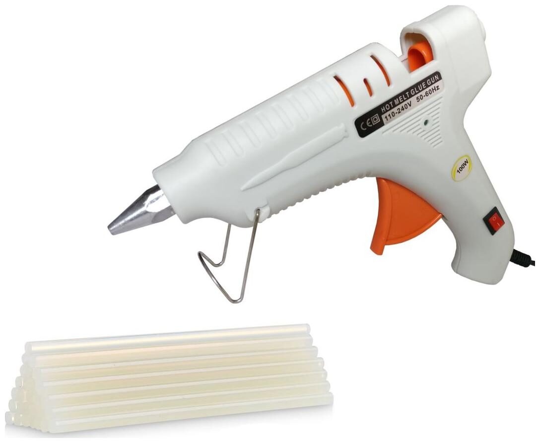 

Glun white 100 W 100 W On Off Switch And indicator Hot Melt Glue Gun With 15