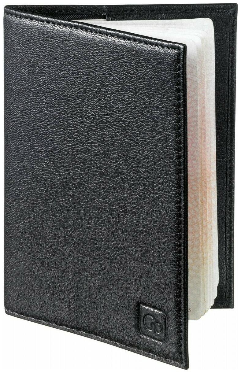 

Go Travel E7 Ultra Smart RFID Passport Holder 8 x5 5 Black Leather 672