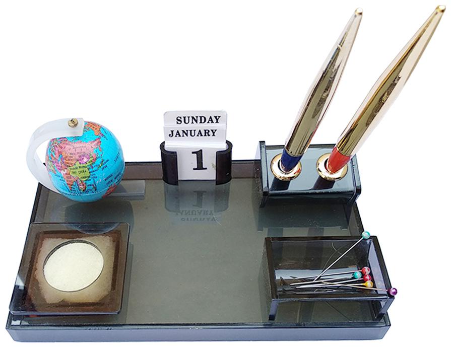 

GreatDio Acrylic Office Pen Stand (Premium Quality) With 2 Compartements