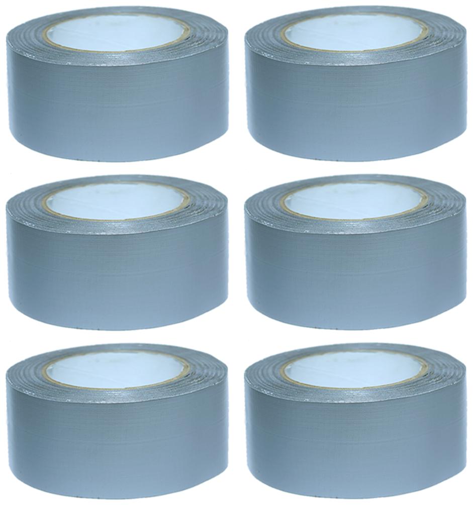 

VCR Grey Duct Tape - 18 Meters in Length 48mm 2 Width - 6 Rolls Per Pack