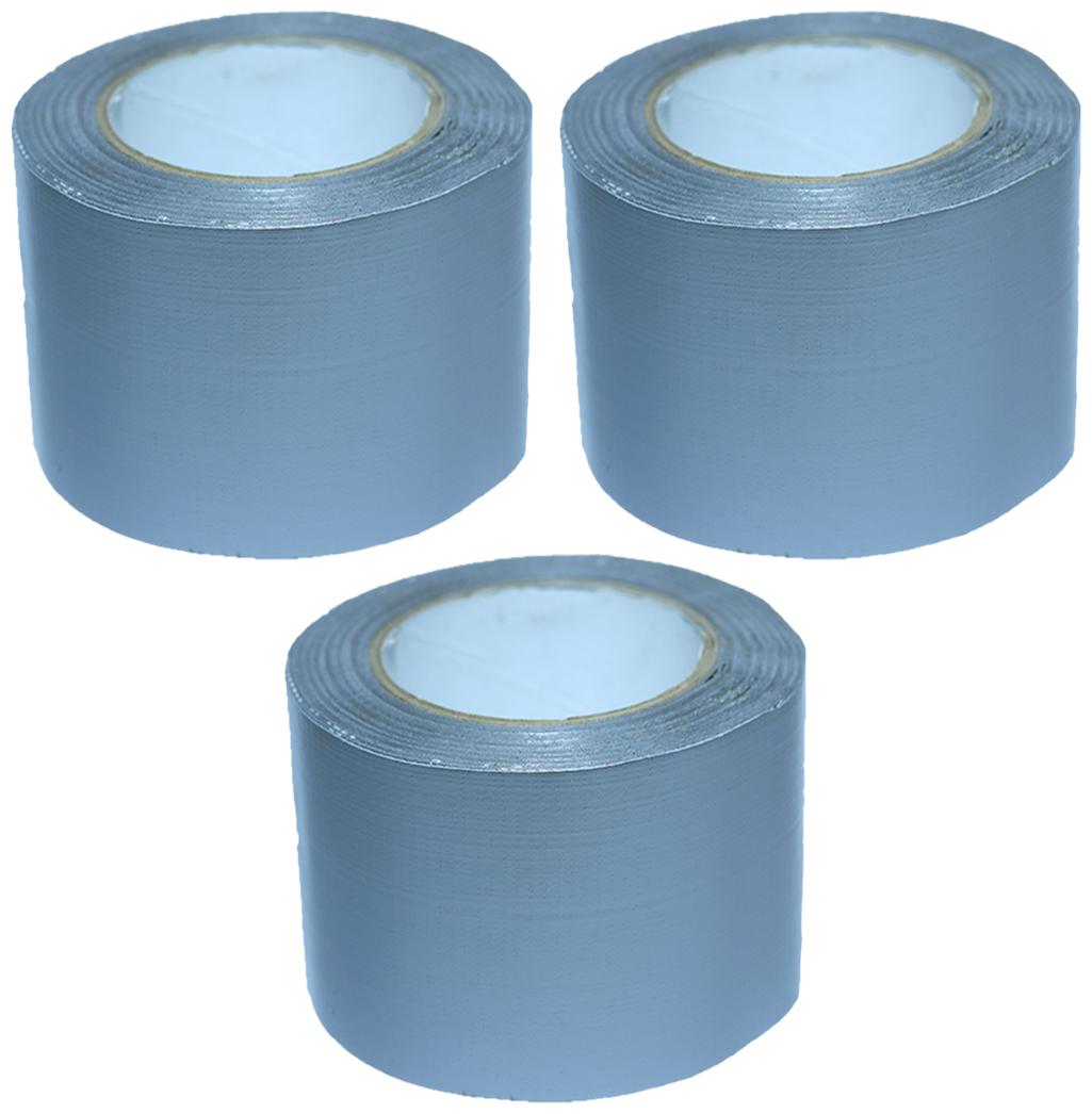 

VCR Grey Duct Tape - 18 Meters in Length 96mm 4 Width - 3 Rolls Per Pack