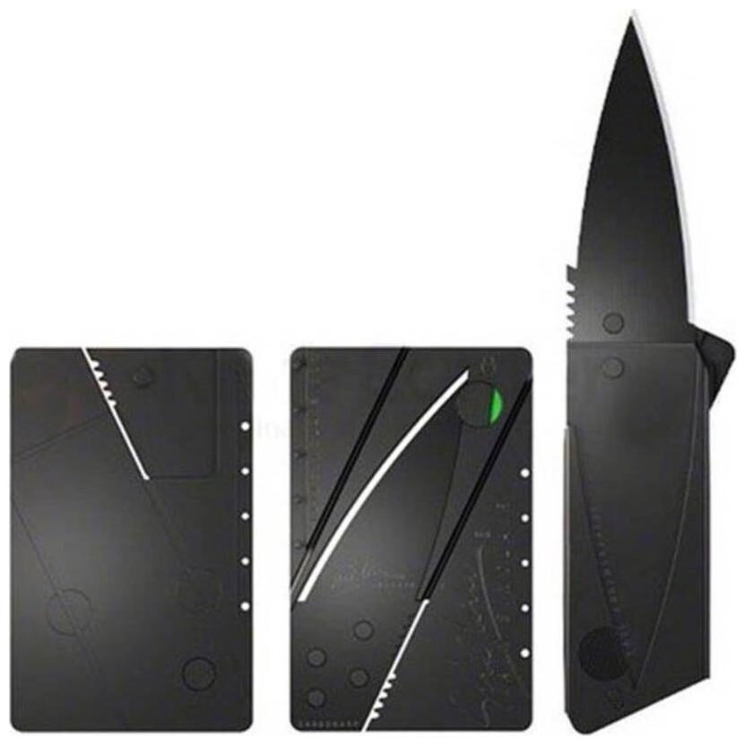 

Highlight Folding Credit Card Multi-utility Knife (Black) (Pack of 1)