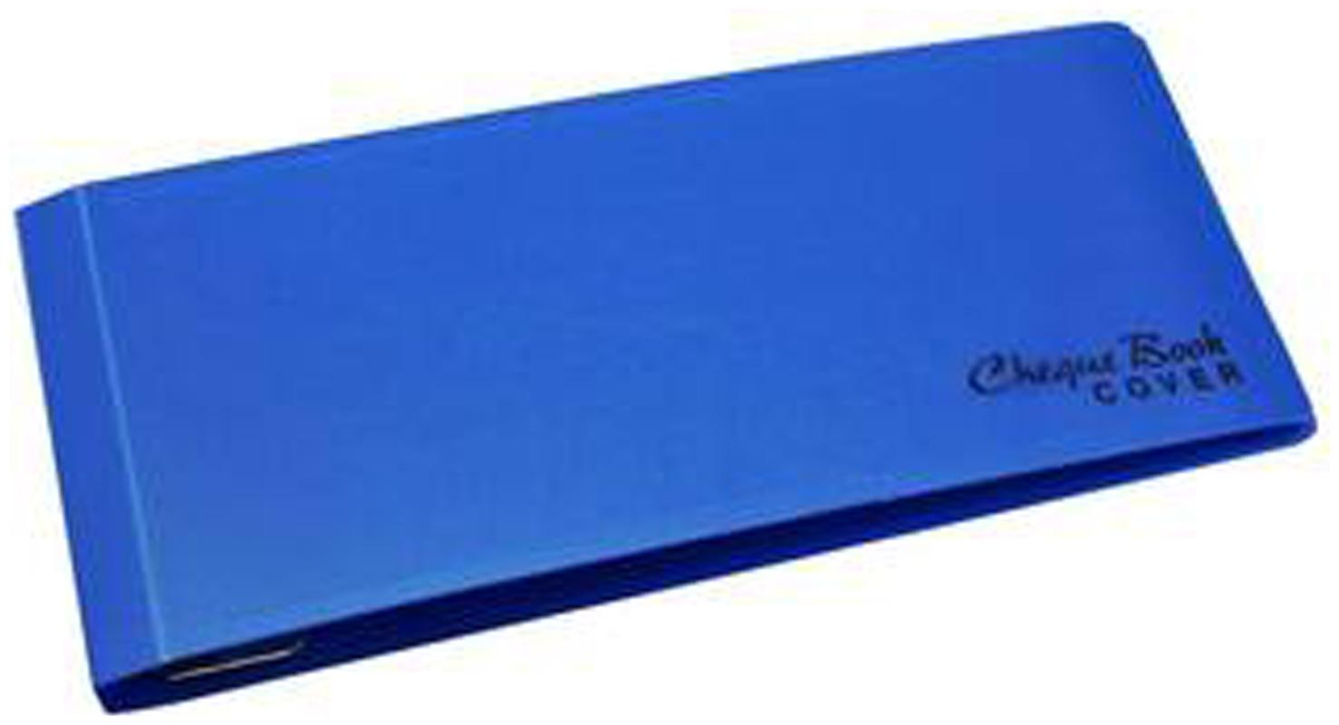 

Honestystore Cheque Book Holder Document Folder Blue Color
