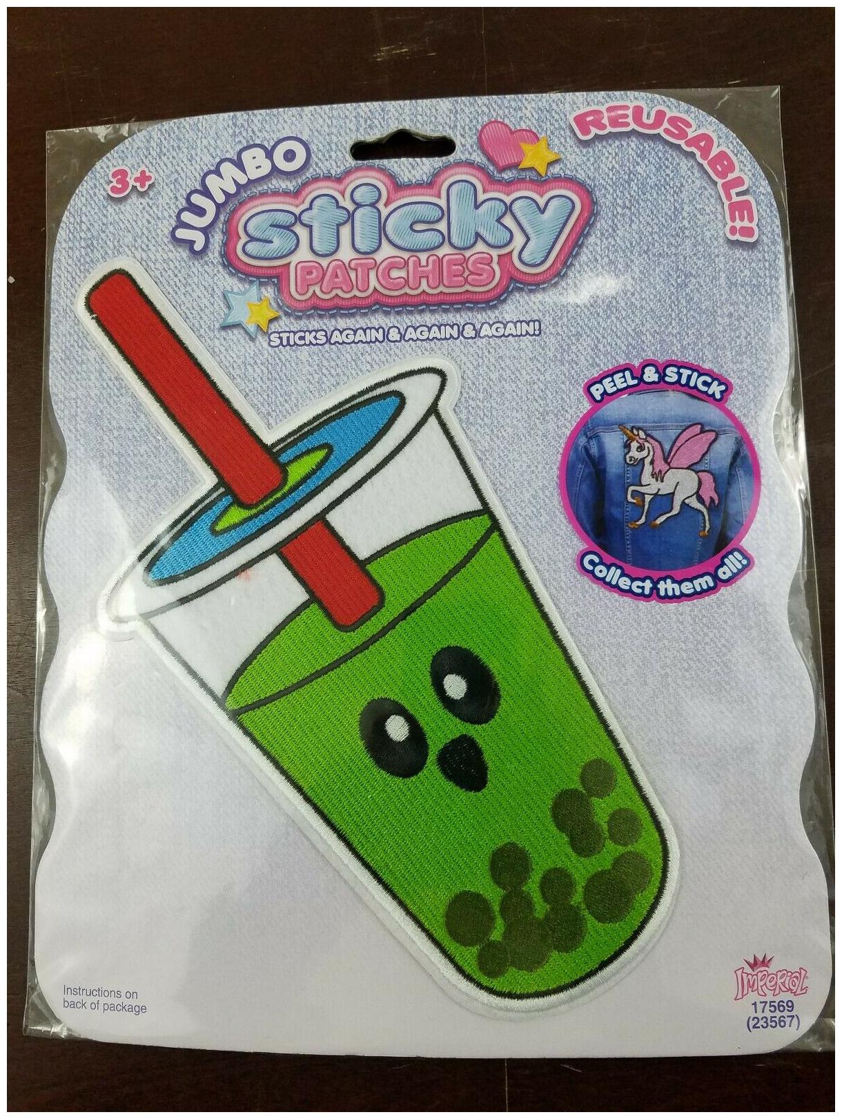 

Imperial Jumbo Reusable Sticky Patches Green Drink NEW
