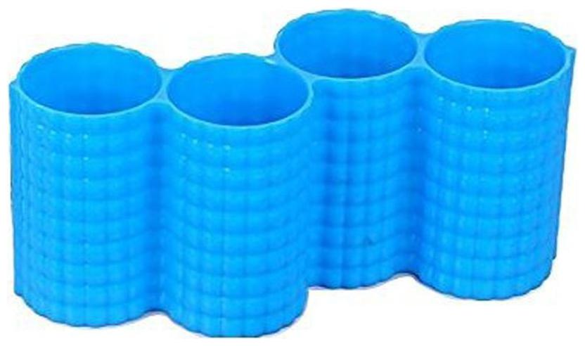 

Indoselection Jony Classic Multi Holder 4 Compartment Pen Holder Stand Unbreakable with Stylish Design (Assorted Color)
