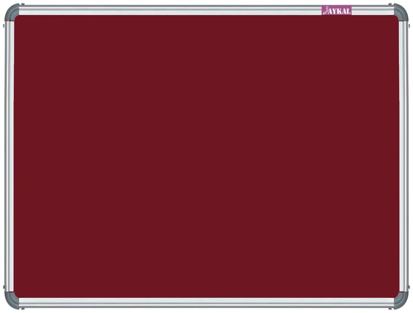 

Jaykal Jnova Pin-up Board JPBR4560 Lightweight Aluminium Frame 1 5x2 ft Red (Pack of 1)
