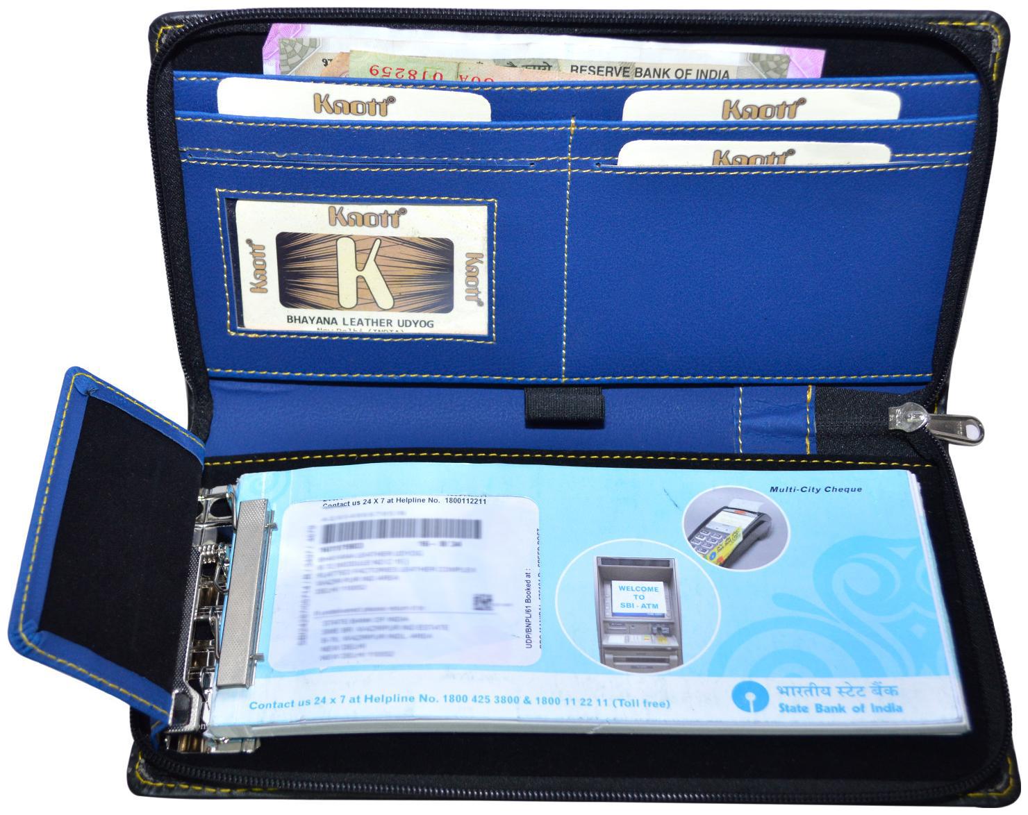 

Knott Executive Black Cheque Book Holder