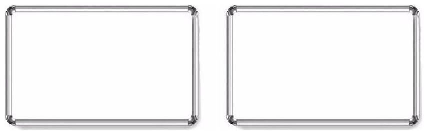 

KOHINOOR Whiteboard Set of 2 (60 x 45 cms)