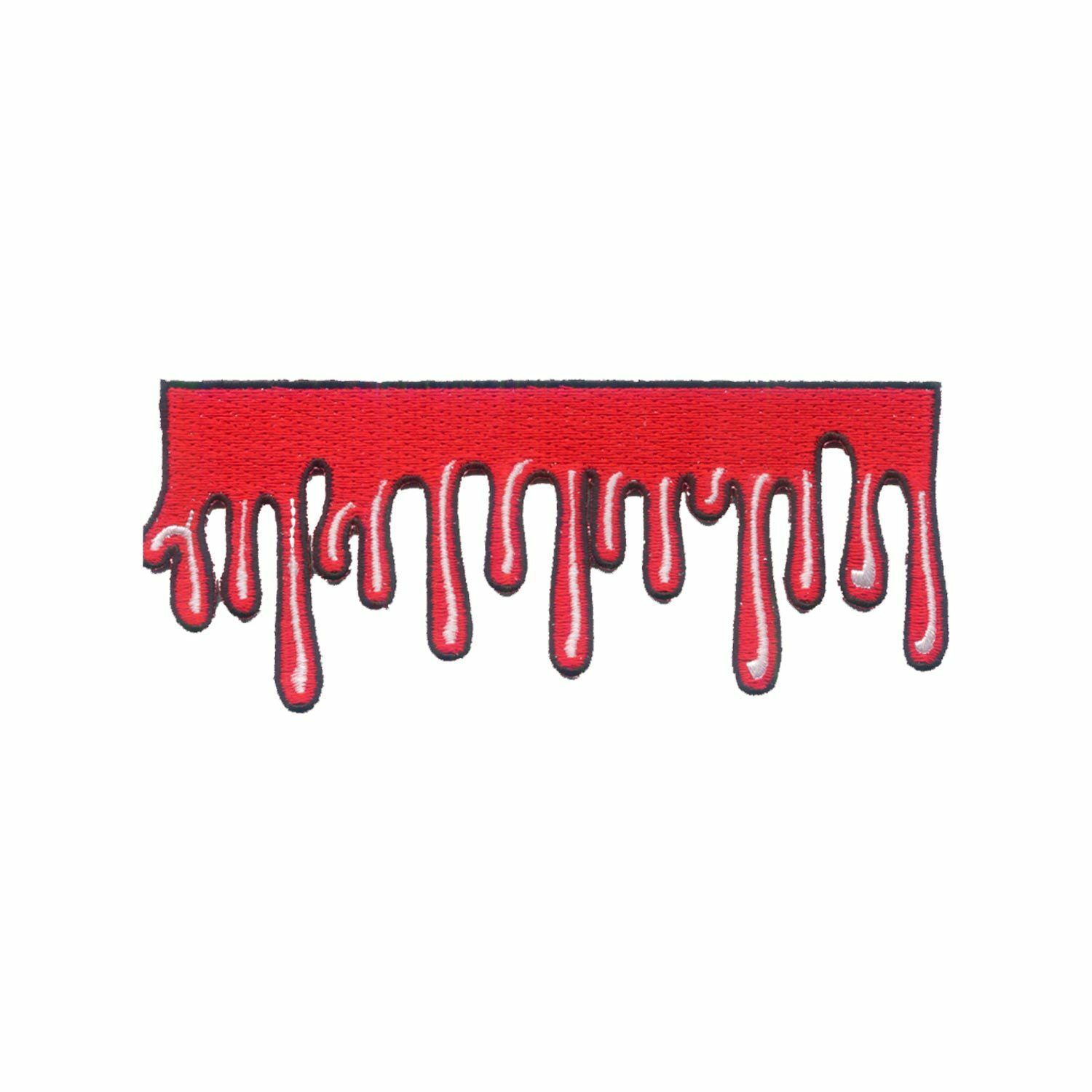 

Kreepsville 666 Drippy Blood Punk Goth Rockabilly Embroidered Iron On Patch PDB