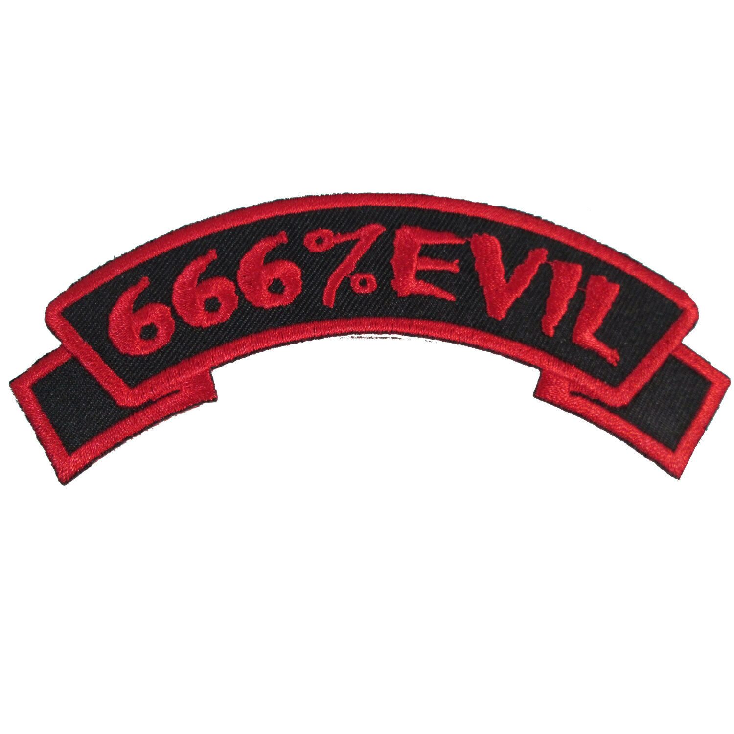 

Kreepsville 666 Arch 666 Evil Patch Horror Embroidered On Iron Patch PAR666E