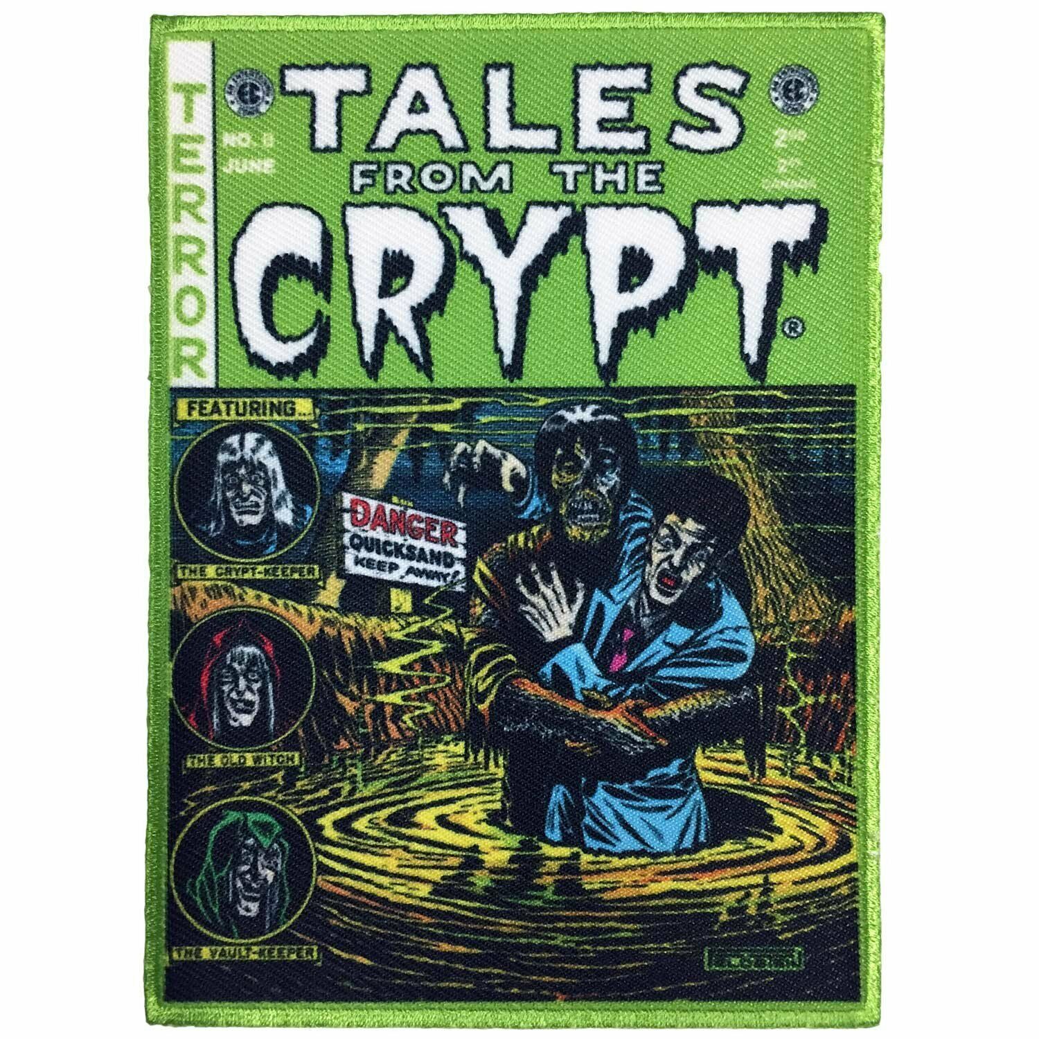 

Kreepsville 666 Tales from the Crypt Comics Goth Punk Green Iron On Patch PECCG
