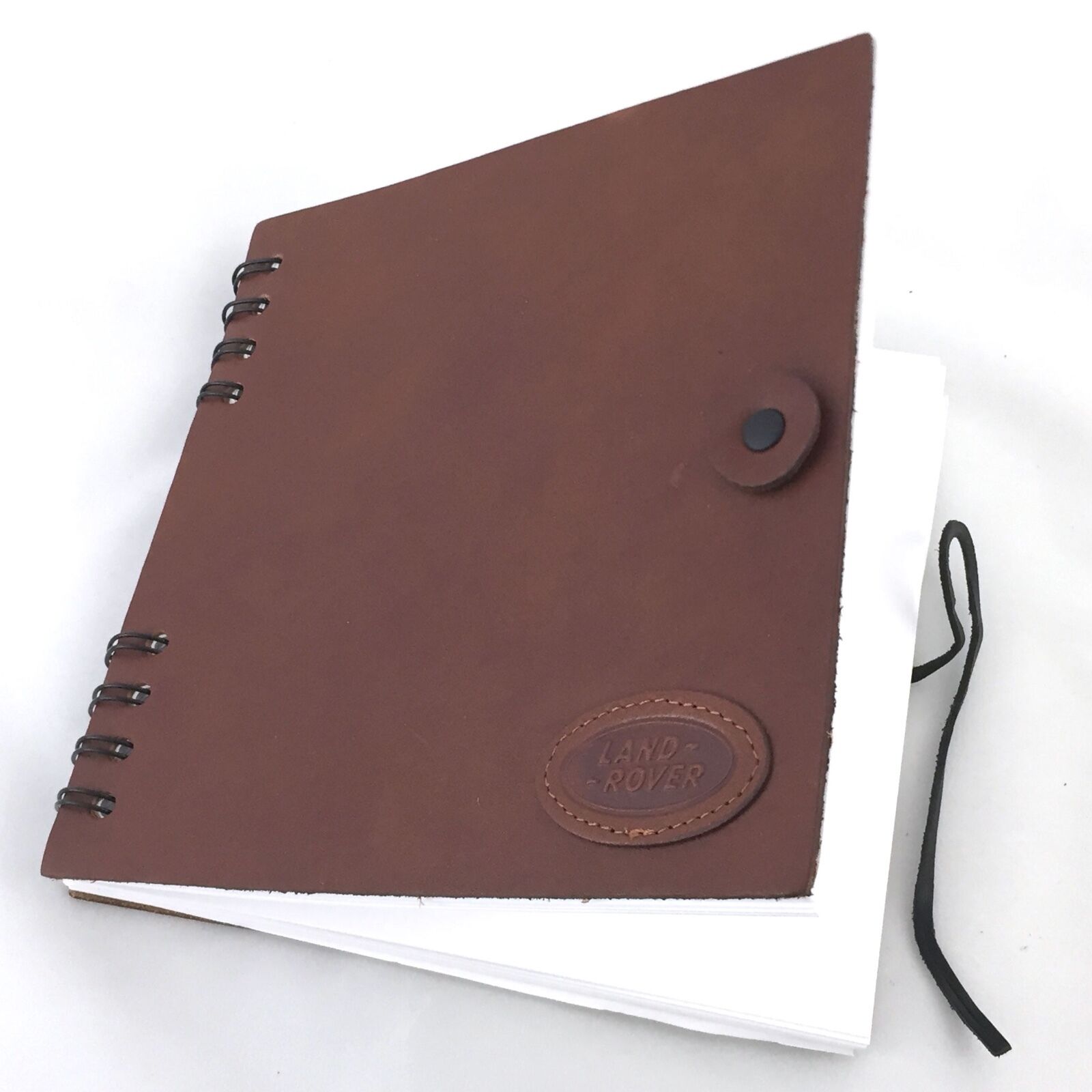 

Land Rover Logo Leather Paper Blank Notebook-by Mulholland Brothers - 1 piece