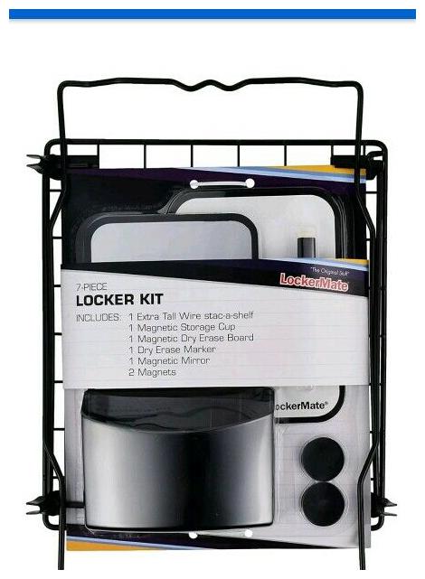 

Lockermate 7 Piece Tall Wire Locker Kit Black