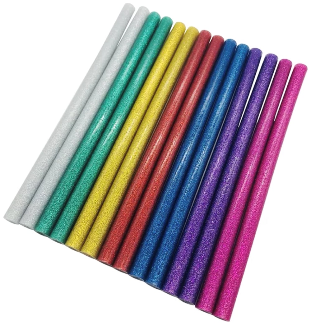 

Lunar Hot Melt Multicolour Glitter Glue Sticks for Glue Gun (Pack of 40 Sticks)