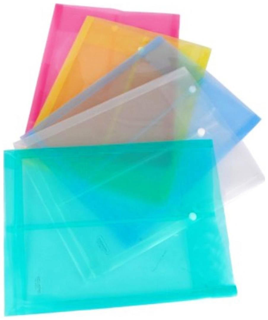 

Magpie Collections Polypropylene Envelope Bag Button Closer Set Of 5