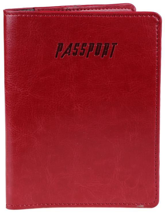 

Magpie Maroon Colour Unisex Leather Travel Passport Holder Wallet