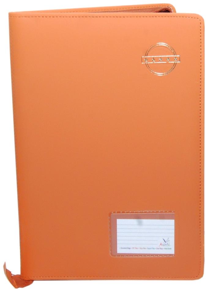 

MagPie Velvet Touch B4 Document Bag File Folder Orange