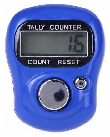 

Marketwala Digital Number Counter Device 5 Digit Counting Re-settable with Finger Strap (Pack of 1) Assorted Color