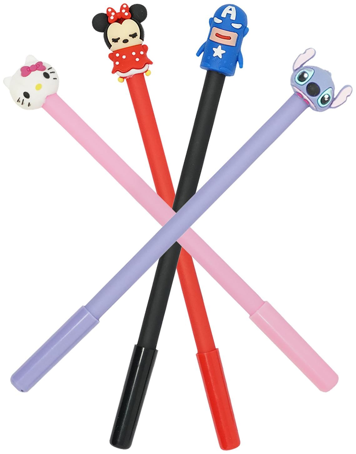 

Mobaccs Captain America Hello Kitty Mini Red and Stitch Gel Pen (Set of 4 pcs)