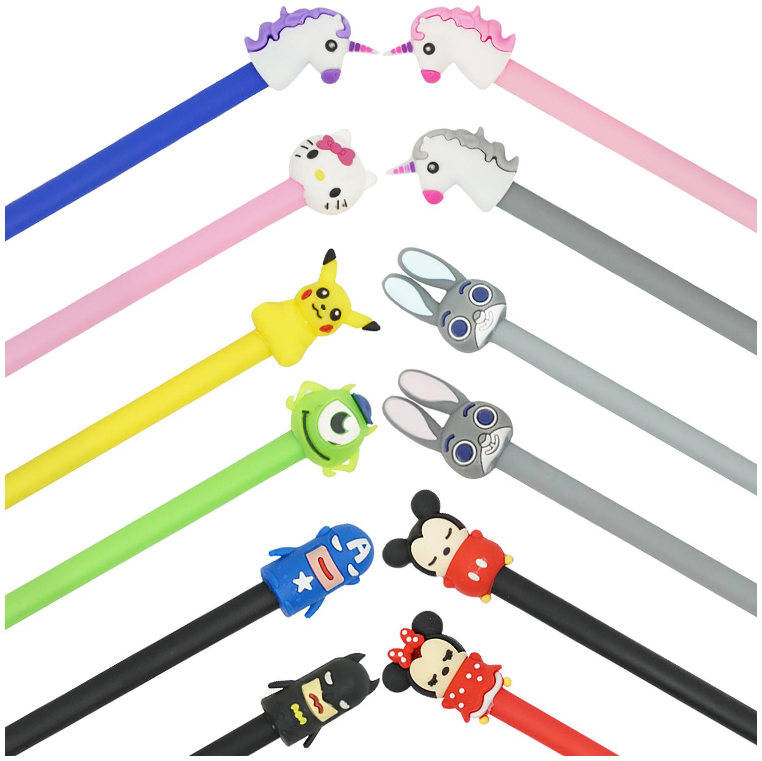 

Mobaccs Cartoon Character Gel Pen (Set of 12 pcs)