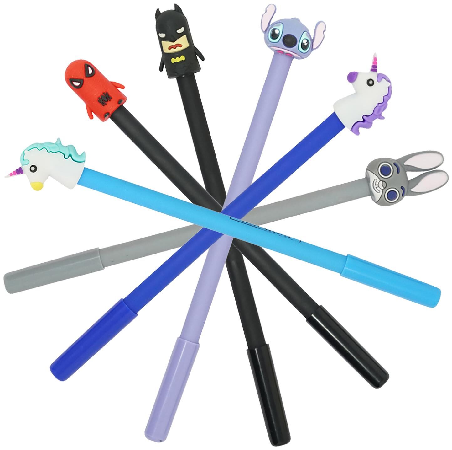 

Mobaccs Cartoon Character Gel Pen (Set of 6 pcs)