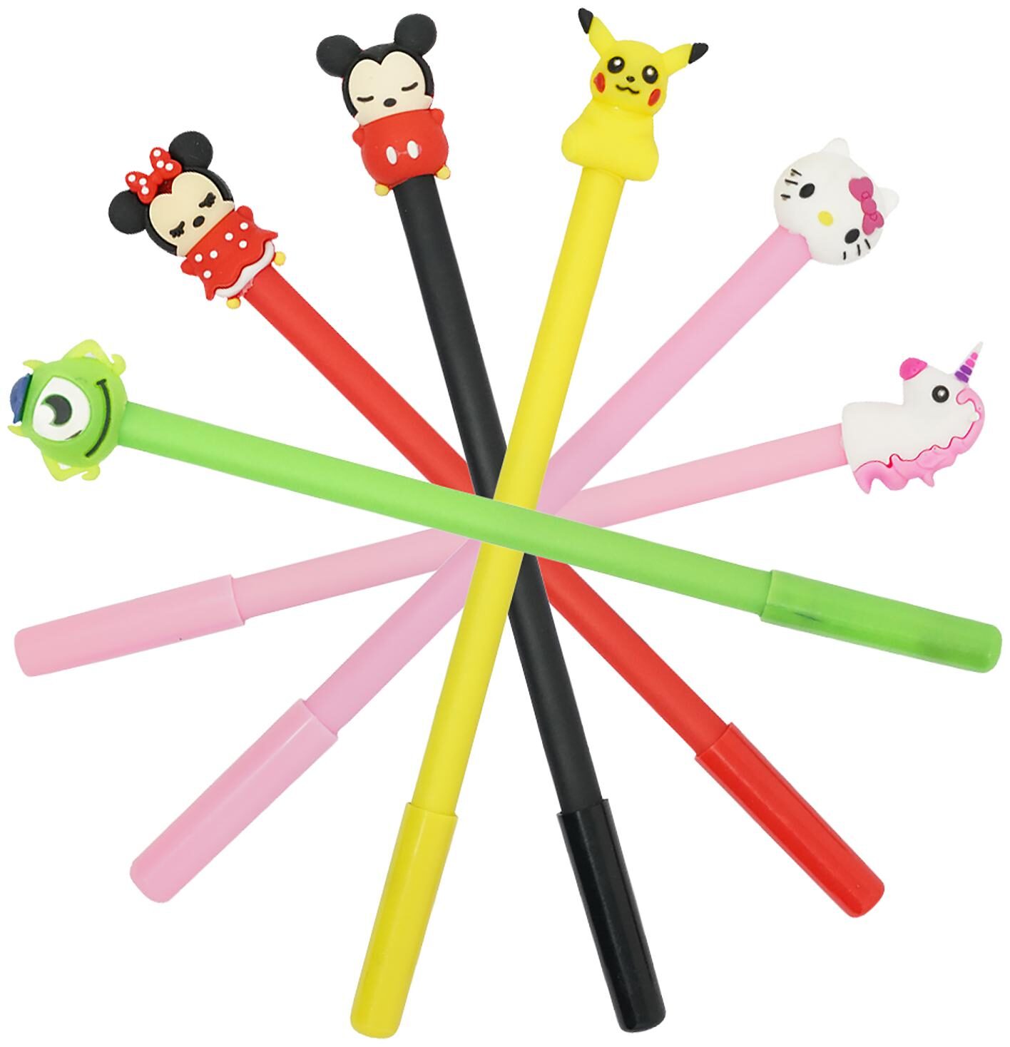 

Mobaccs Cartoon Character Gel Pen (Set of 6 pcs)