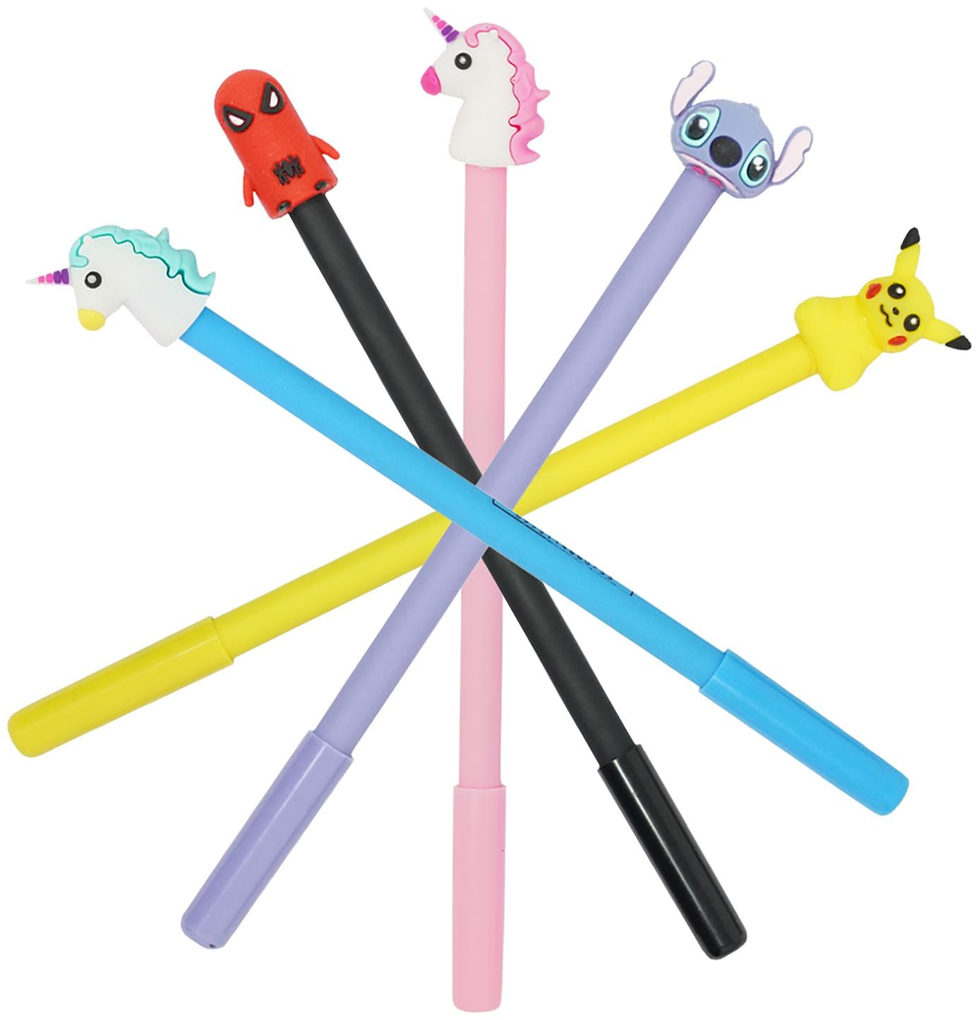 

Mobaccs Cartoon Character Gel Pen (Set of 5 pcs)