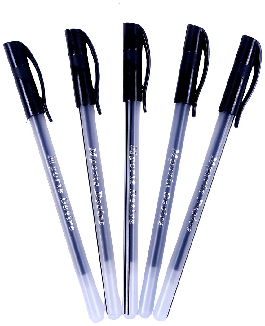 

MPORIS Ball Pen ( Black Set of 5 )