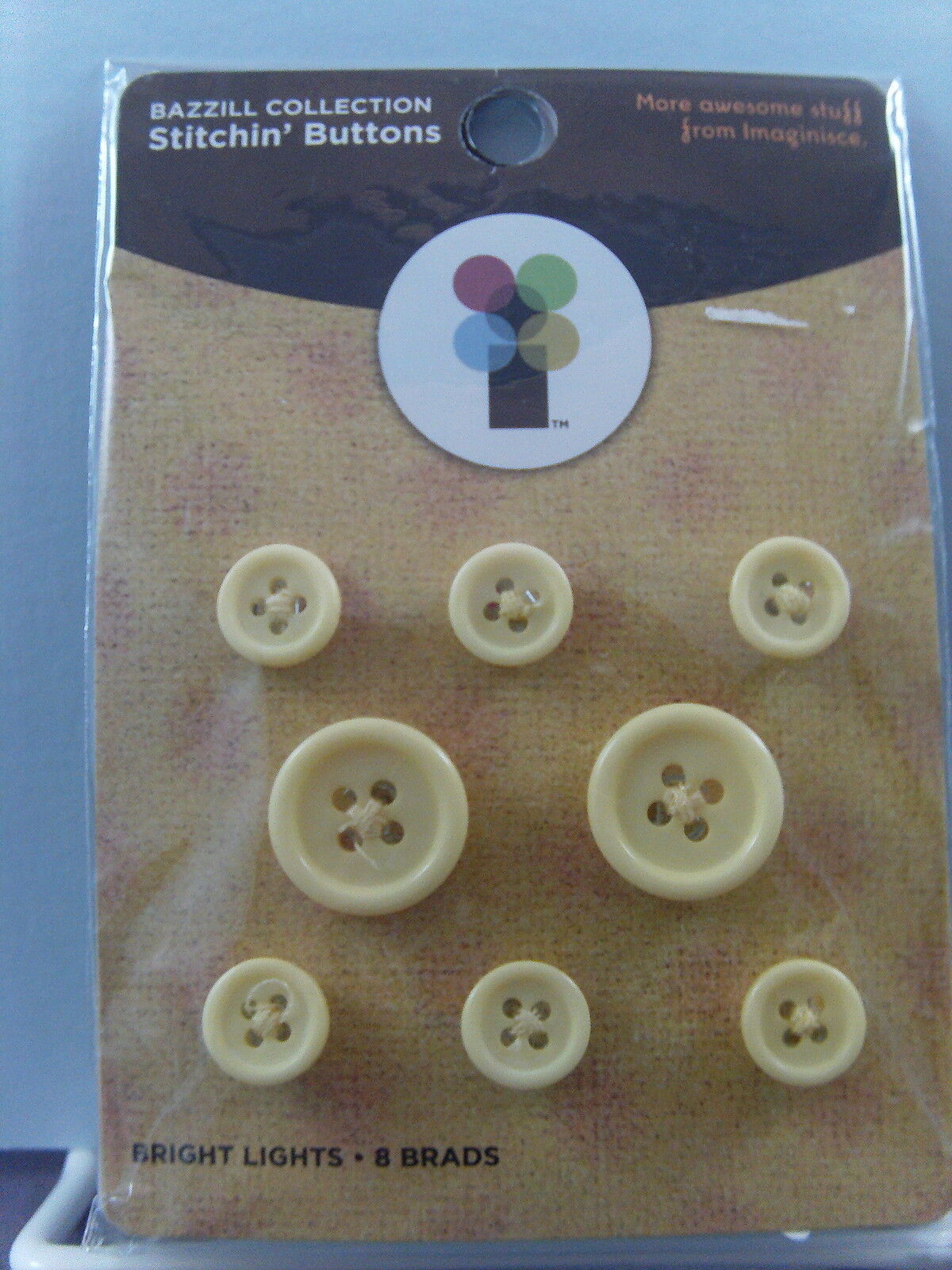

NEW IMAGINISCE STITCHIN BUTTONS BRIGHT LIGHTS 1311