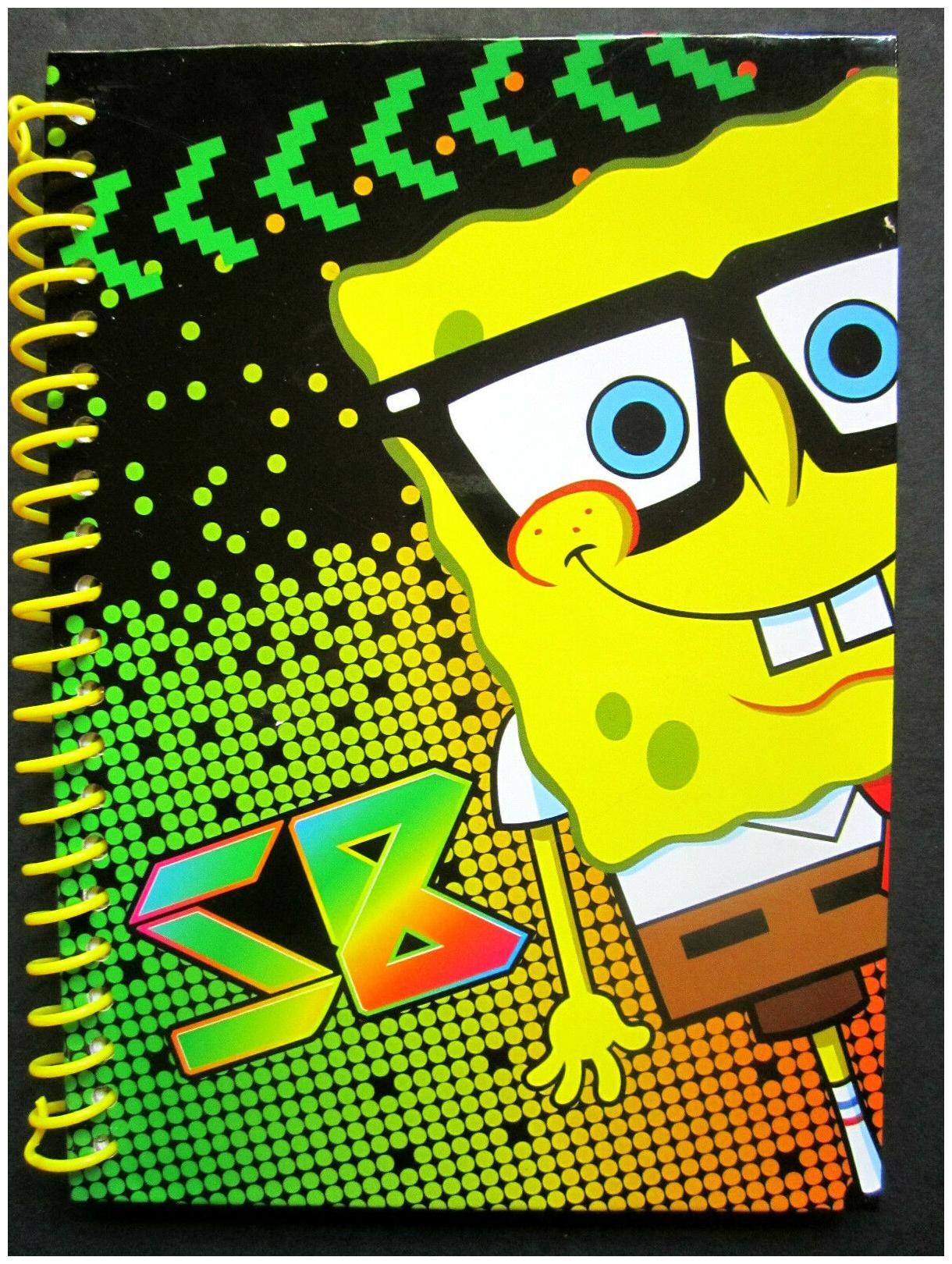 

Nickelodeon SPONGEBOB SQUAREPANTS Journal 48 Ruled Sheets 5 x 7 Brand NEW