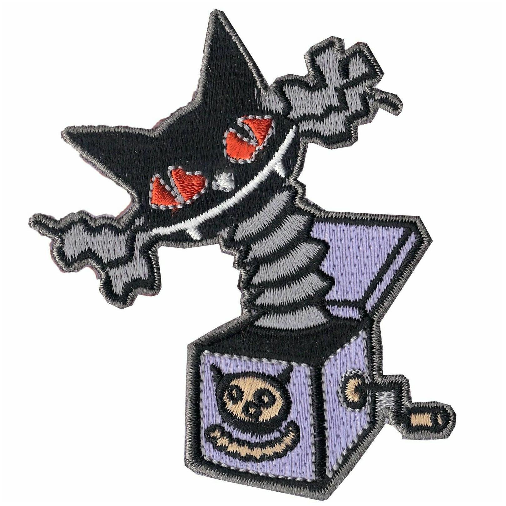 

Nightmare Before Christmas Scary Music Box Disney Iron On Embroidered Patch