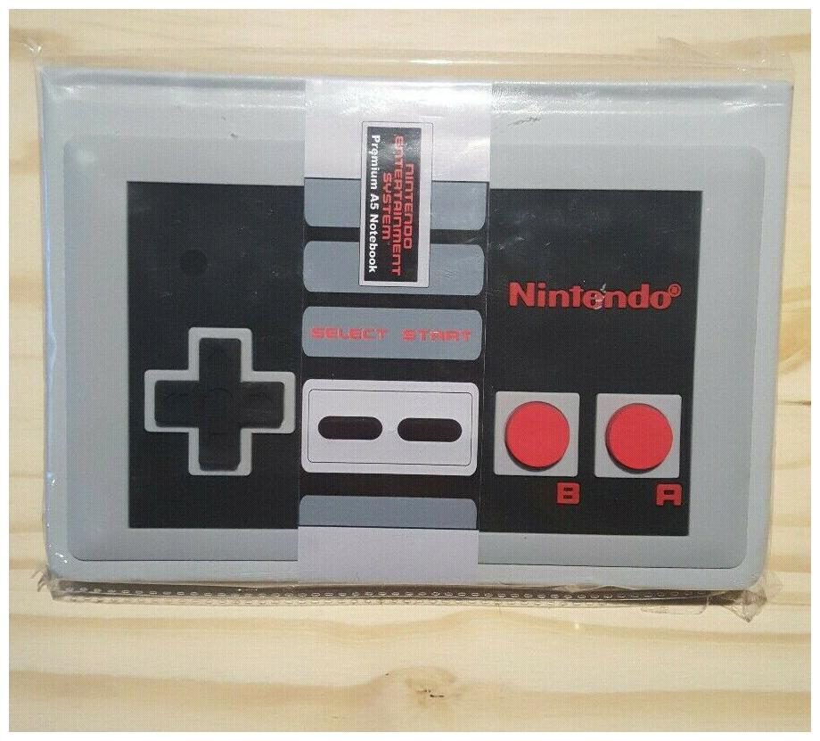 

Nintendo Game Controller A5 Premium Notebook Journal Notepad Geek