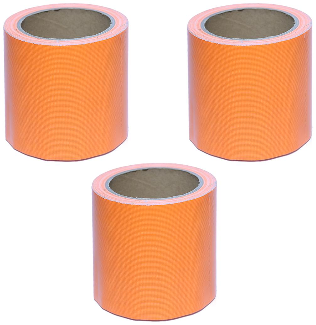 

VCR Orange Duct Tape - 18 Meters in Length 96mm 4 Width - 3 Rolls Per Pack