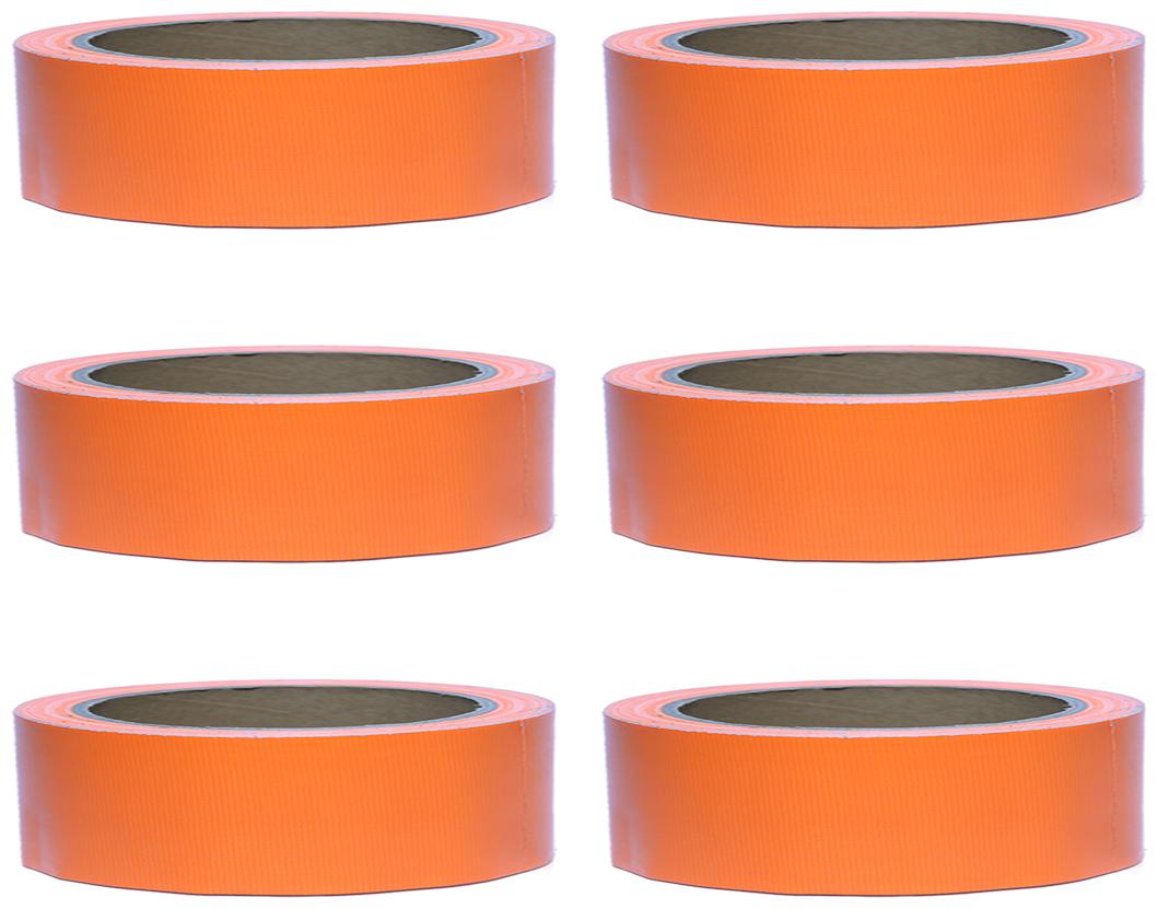 

VCR Orange Duct Tape - 18 Meters in Length 24mm 1 Width - 6 Rolls Per Pack