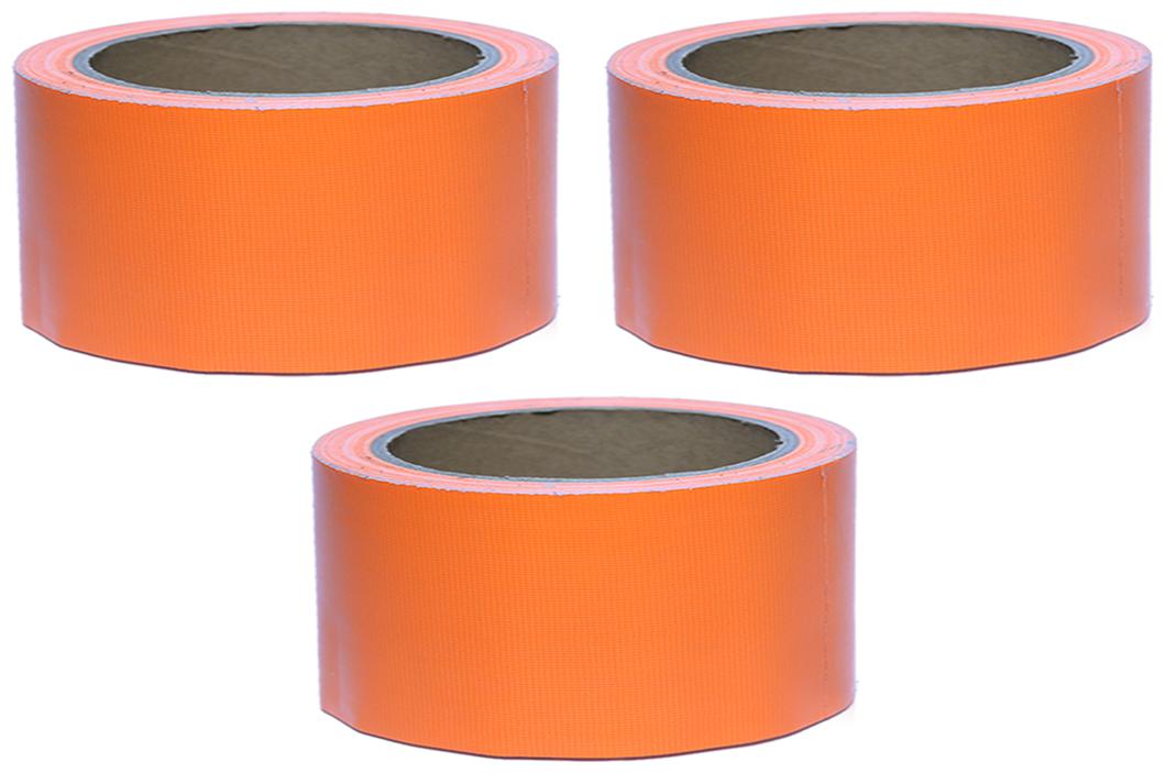 

VCR Orange Duct Tape - 18 Meters in Length 48mm 2 Width - 3 Rolls Per Pack