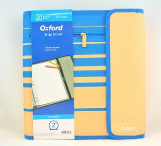 Buy Oxford 2 Notebook Binder 475 Sheet Snap Close Zippered