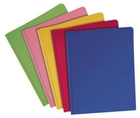 

Oxford 99810 Fashion Polyport Twin-Pocket Portfolio 5 Assorted Colors Pack of 5